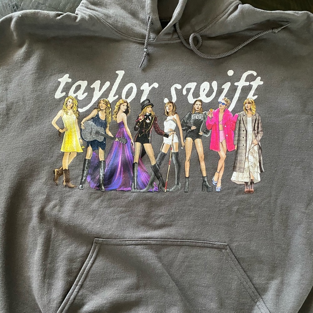 Taylor Swift Eras Hoodie with Folklore/Evermore.